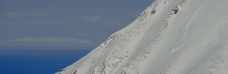 All the way down to the ocean. Svalbard 1997 by Jonas Deibe